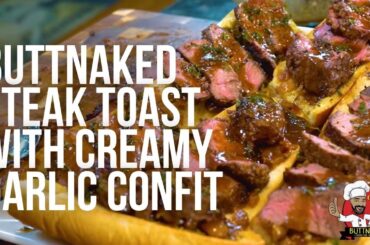 Filet Mignon on Garlic Butter Clouds: Next-Level Steak Toast!