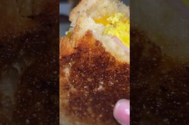 Quick & Easy FANCY FRENCH inspired CROQUE MADAM Grilled Breakfast Sandwich,save $$$LAS VEGAS BRUNCH