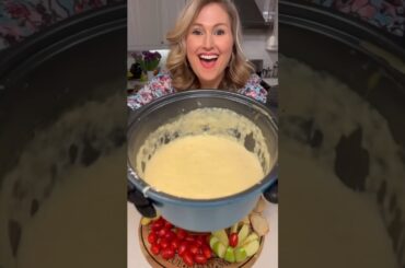 Cheese Fondue #appetizer  #cheese #fondue