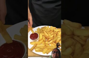 french Fries with tomato ketchup cooking#Shorts#asmrcooking#BRKitchen