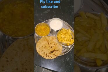 healthy and tasty chana daal recipe with French fries