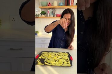 HEALTHY NON-FRIED FRENCH FRIED WITH ONLY 1 tbsp OIL BY MASTERCHEF OINDRILA