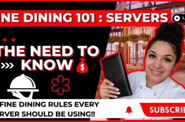 The First 10 Rules of Fine Dining - Server Edition