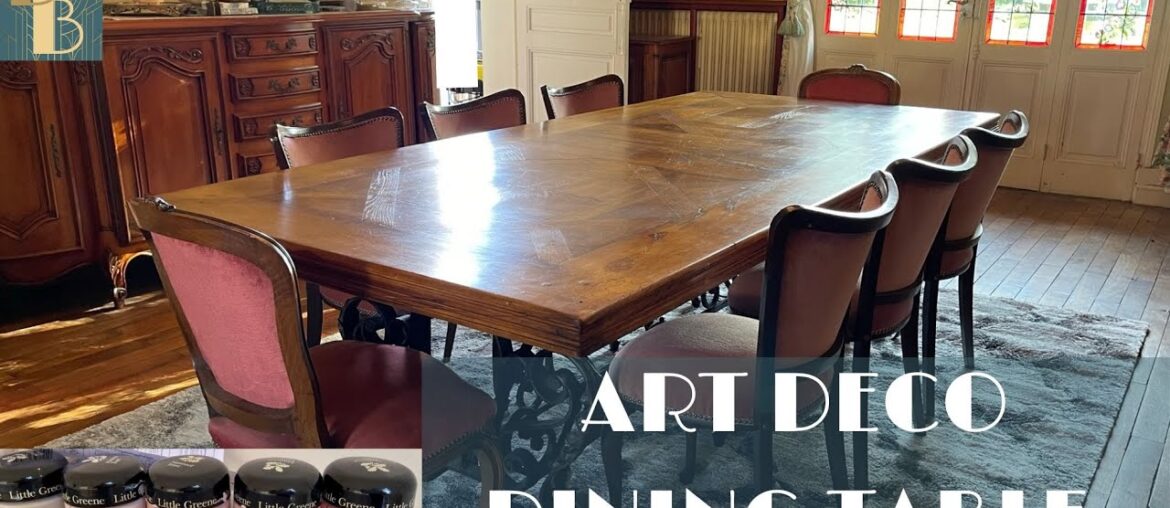 EP26 – WE FIND A 1930’S ART DECO TABLE! – OUR FRENCH MANSION EP26 - WE FIND A 1930'S ART DECO TABLE! - OUR FRENCH MANSION