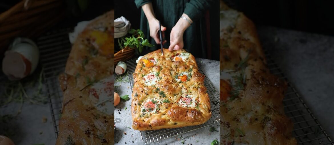 Homemade Brunch Focaccia #food