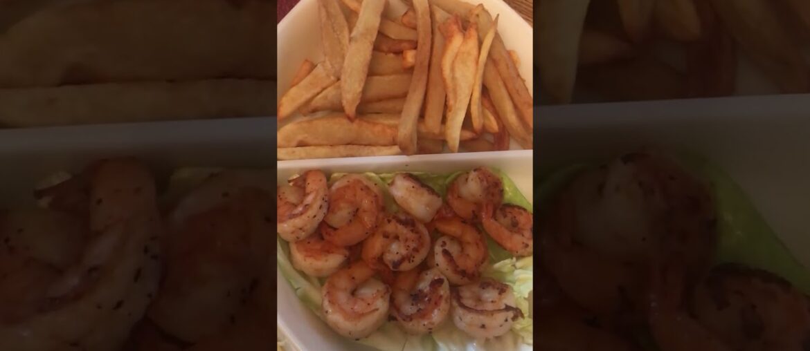 French fries  and shrimps# shorts