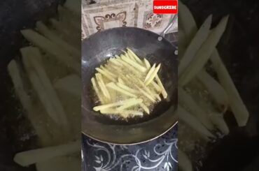 french fries recipe | potato fries #potato #shorts #frenchfries #potatofries