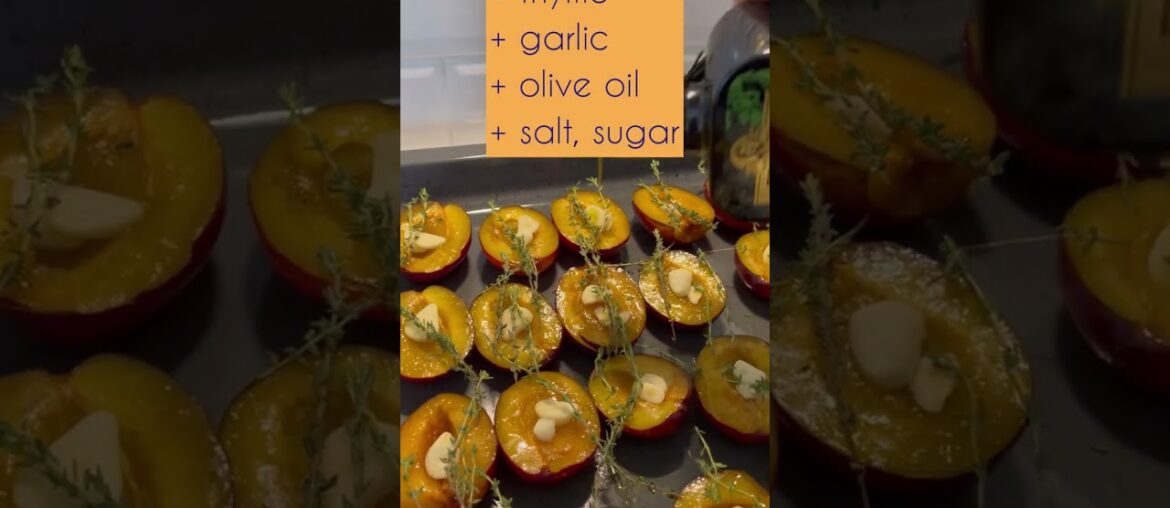 Baking #plums the #gourmet way! #bonappetit #foodblogger #foodie #foodlover #recipe #delicious #try