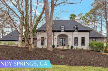 Fully Renovated French Manor Home w/ Secret Room + Hidden Treasures + Pool FOR SALE North of Atlanta