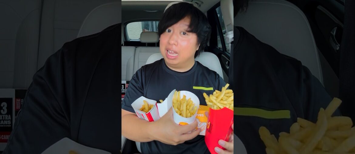 Ranking Fast Food French Fries! #shorts Ranking Fast Food French Fries! #shorts