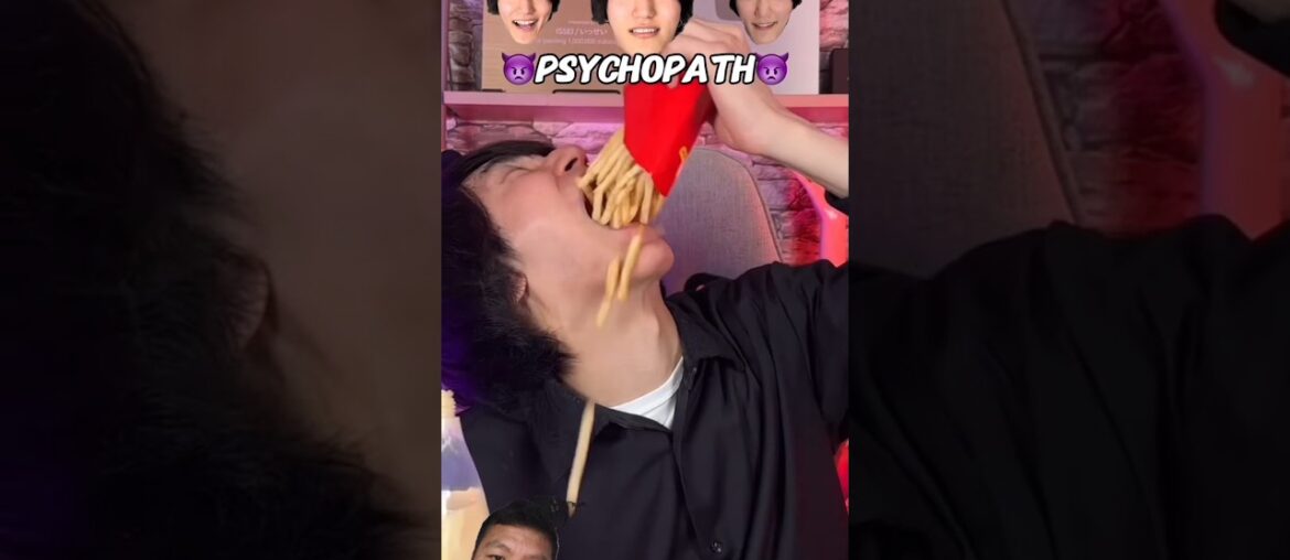 Normal VS Psychopath VS Pro How to eat French fry#shorts #viral #funny #comedy #memes #reaction