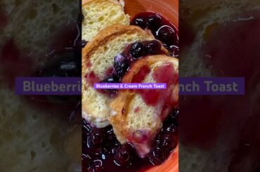 How to make Oven Baked Blueberry French Toast #shorts