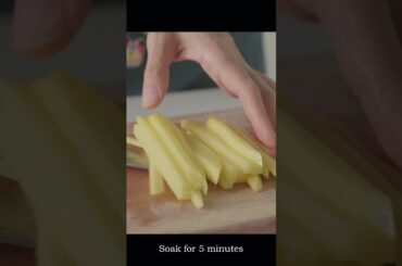 How to make crispy French fries like McDonald's #shorts #asmr