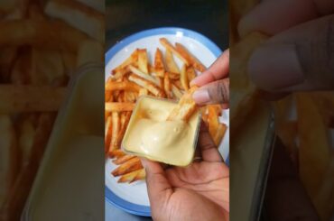 Oven baked crispy french fries recipe #frenchfries #recipe #shorts #asmr