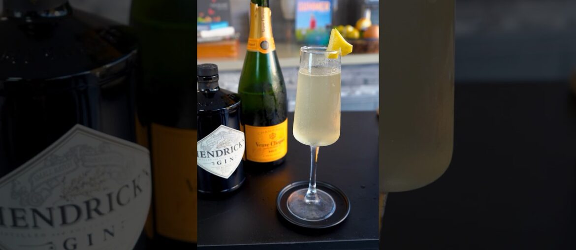 French 75 is a simple, elegant and refreshing #cocktail  containing gin and champagne #bartender