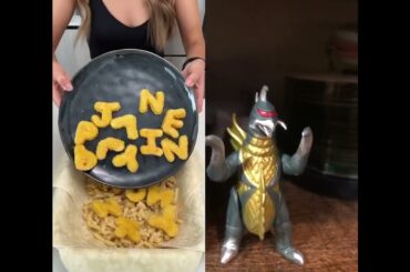 Gigan Reacts to Crazy French Fries and Chicken Nuggies recipie #mcdonalds #recipe #food #foodie