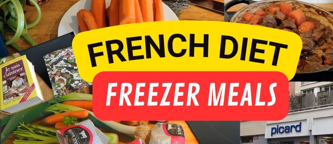 French DIET | Freezer MEALS traditional French recipes | What I eat in France