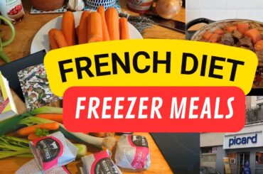 French DIET | Freezer MEALS traditional French recipes | What I eat in France