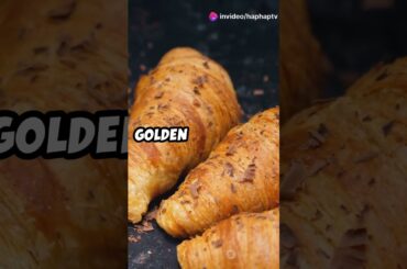 Croissant Magic: The Art of French Baking! #viral #easyrecipe #shorts  #food