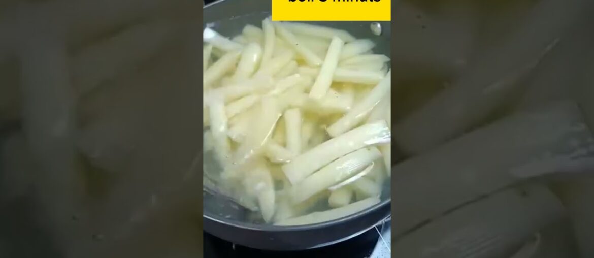 simple potatoes fries #food #crispyfries #shortsfeed