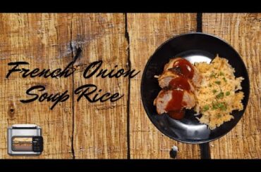 French Onion Soup Rice in the Ninja Combi