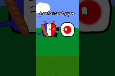 French cat and Japan #memes #funny #cat #countryballs