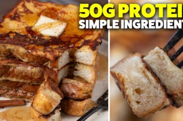 Protein French Toast with Cottage Cheese | No Protein Powder Needed