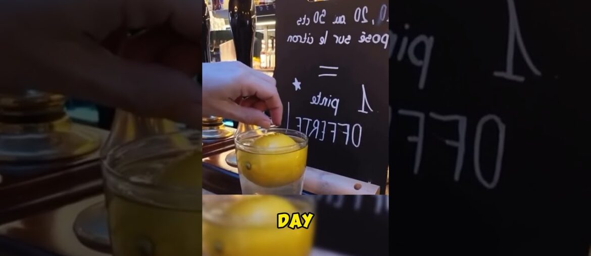 Coin On A Lemon - Free Beer Challenge