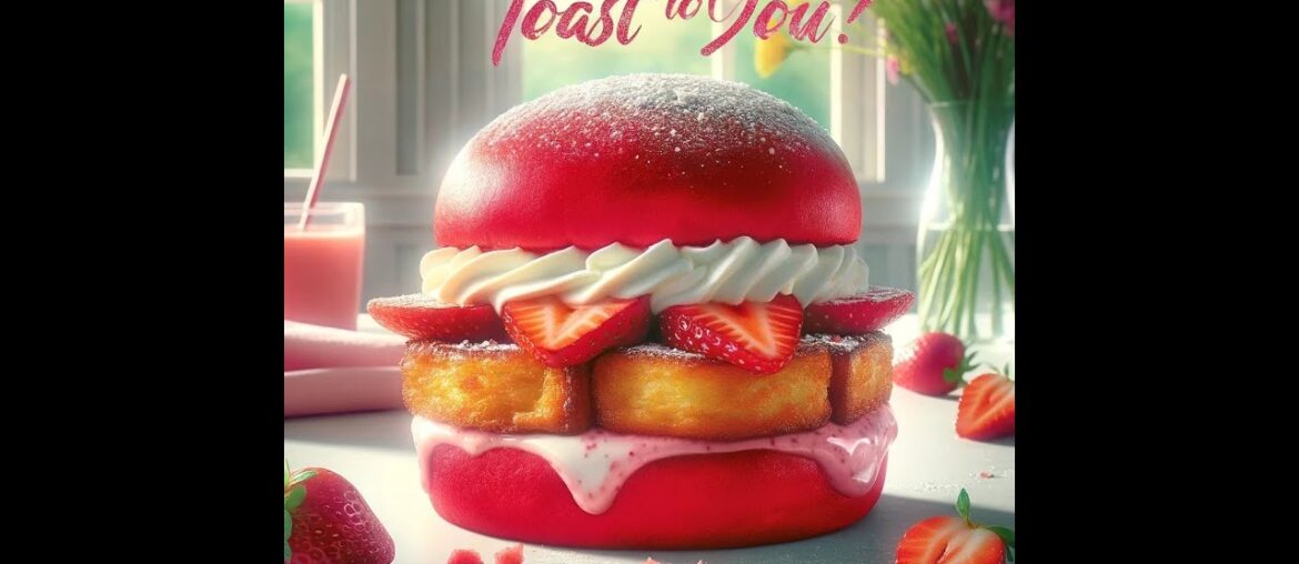 How to Make the Ultimate Strawberry French Toast Burger | Toast to You! Glamwich Tutorial How to Make the Ultimate Strawberry French Toast Burger | Toast to You! Glamwich Tutorial
