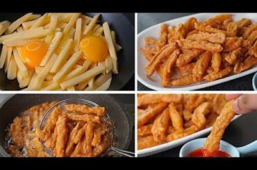 FRENCH FRIES / Very Easy Cooking Eggs and Potatoes Recipe