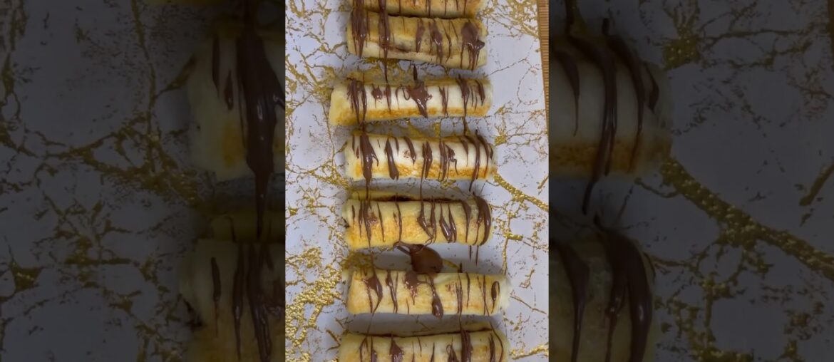 French Chocolate Toast No Eggs #shortsfeed #shortvideo #recipe #trending