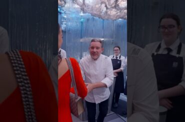 When fine dining plays with your food! #restaurant #michelin #shorts #foodie