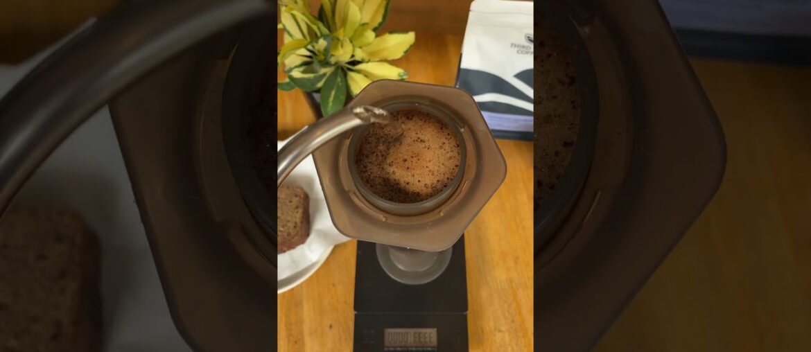 Aero Press Coffee                                #manualbrewing #brewingequipment #coffeetime