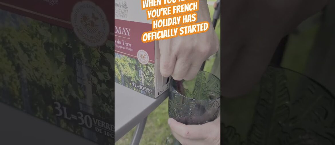 French road trip part 3. When you know you're French holiday has started.