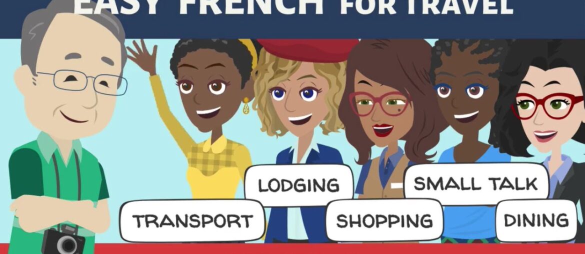 Learn Beginner French A1 A2 — Level 4 Compilation — Transport Shopping Lodging Dining Small talk Learn Beginner French A1 A2 -- Level 4 Compilation -- Transport Shopping Lodging Dining Small talk