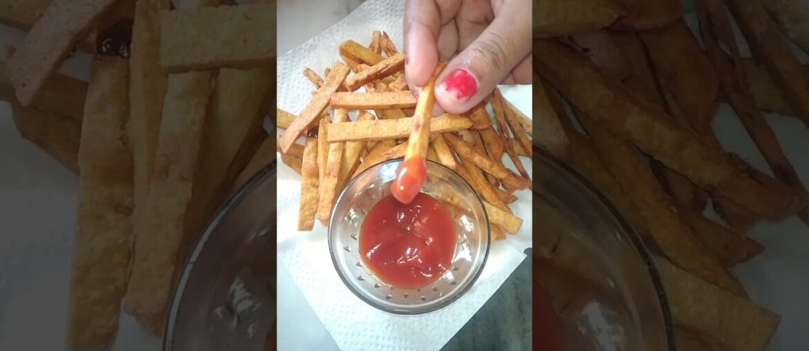 Besan French Fries #homemade #recipe #veg #snacks #frenchfries