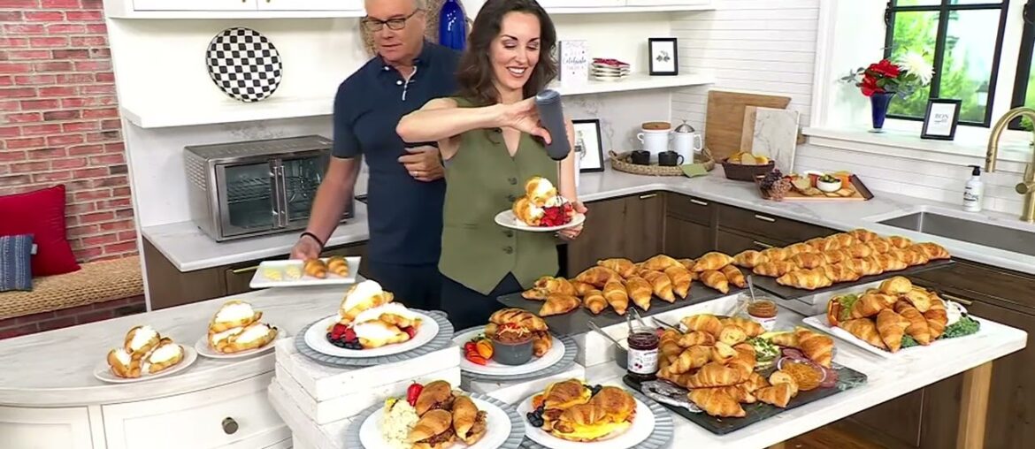 Authentic Gourmet 18 Classic French Butter Croissants on QVC