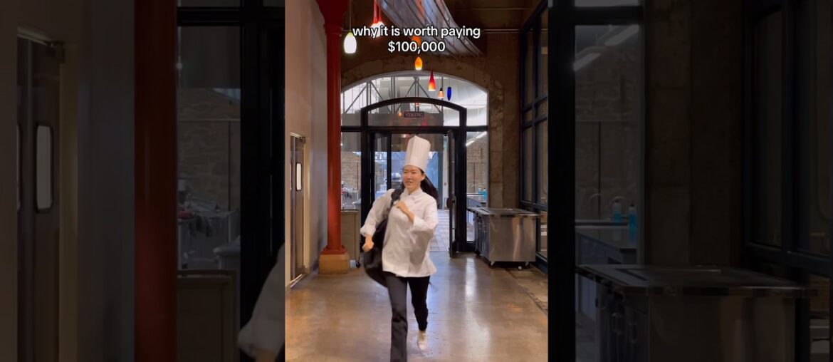 is it worth paying $100k to attend a culinary school? #shorts