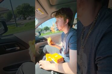 retrying Popeyes  french  fries and classic chicken  sandwich