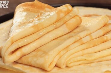 THE SECRET to Perfect French Crepes is mixing all the ingredients correctly!
