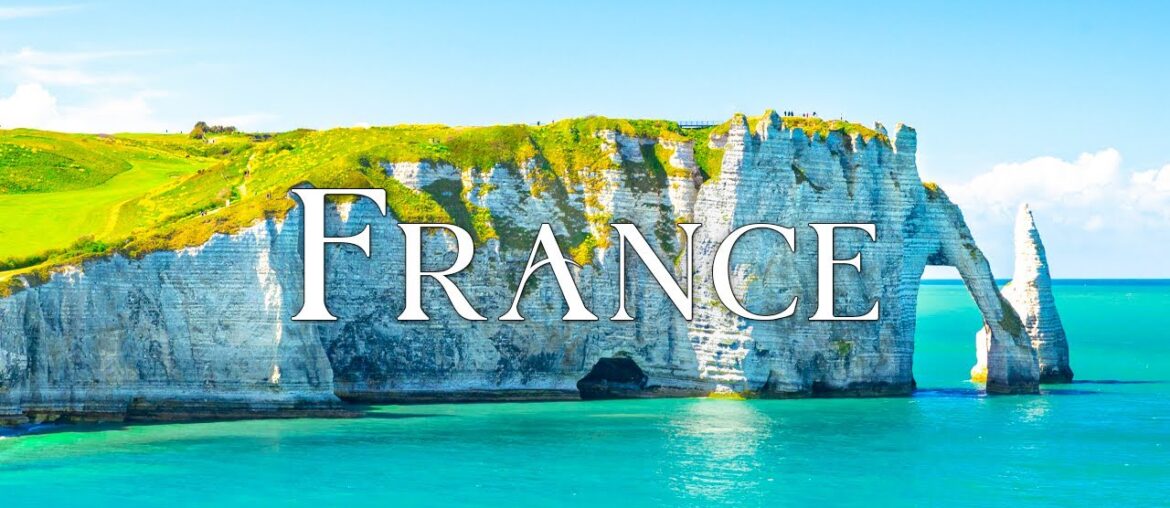 France 4K Nature Relaxation Film - Peaceful Piano Music - Natural Landscape