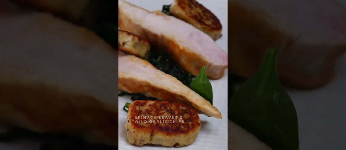 Gourmet Plating Inspiration: Chicken and Wild Garlic