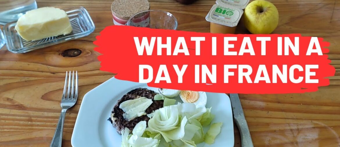 What I EAT In FRANCE | French Diet on a Workday | Cooking a Mediterranean Dish For Dinner