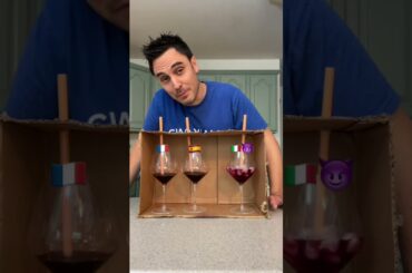 can he find the Italian wine?