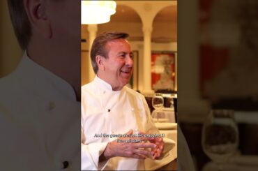 Theatric Dining with Legendary chef Daniel Boulud #shorts #danielboulud