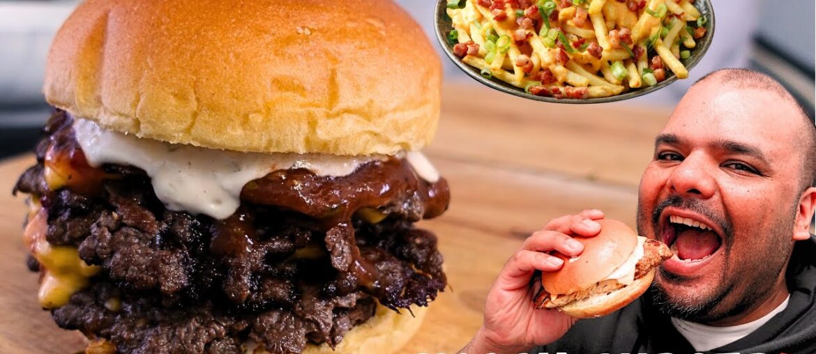 Ultimate Smash Burger Recipe with Irresistible Cheesy Fries | Smash Burger Recipe Ultimate Smash Burger Recipe with Irresistible Cheesy Fries | Smash Burger Recipe