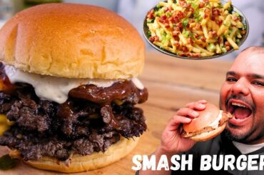 Ultimate Smash Burger Recipe with Irresistible Cheesy Fries | Smash Burger Recipe