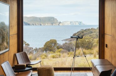 Sea views from a modular, off-grid home in the Tasman Peninsula, southeast Tasmania, Australia [4000x5200]