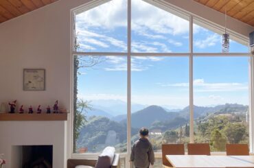 View from Alishan Tea Garden Homestay, Chiayi County, Taiwan [1440x1800]
