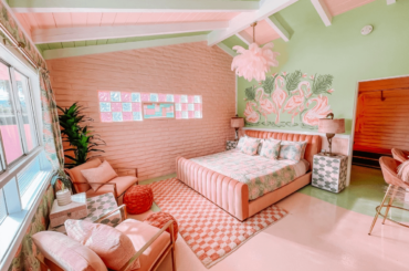 Pink Flamingo Suite at The Trixie Motel in Palm Springs CA {1282 x 953]